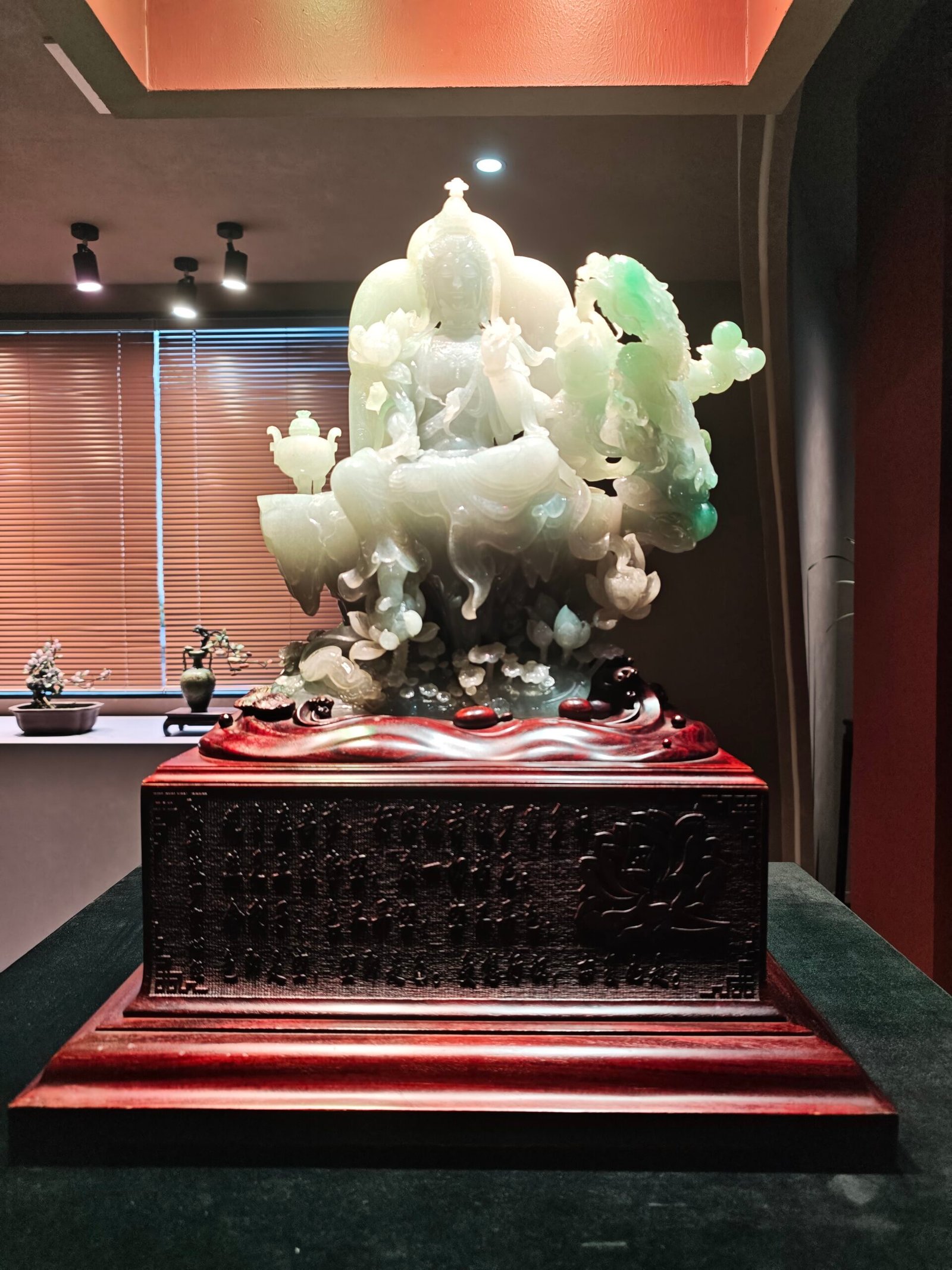 Lotus Heart & Emerald Dragon Guanyin
