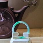 Misty‑Green Dew Jadeite Bangle