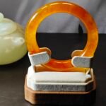Honey‑Glow Golden Jade Bangle